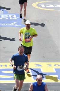 Boston Marathon Finish