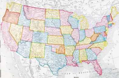 United States Map 800